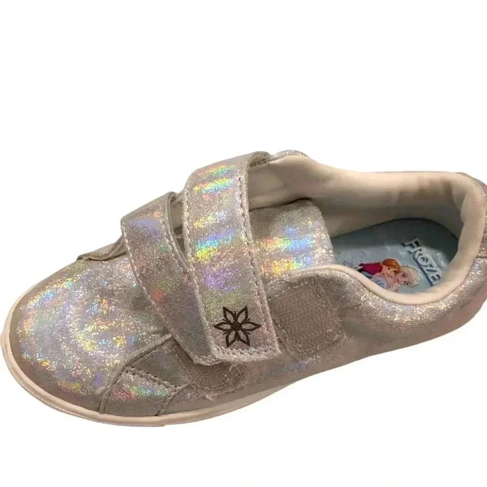 Frozen Iridescent Girls' Toddler Frozen Double Strap Casual 12.5 Regular - Picture 7 of 10